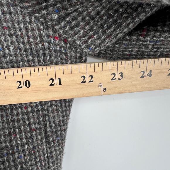 Vtg Haggar Blazer Sz 42 Tweed Wool Gray USA Ivy League Preppy Grandpa Old Money - Picture 5 of 12